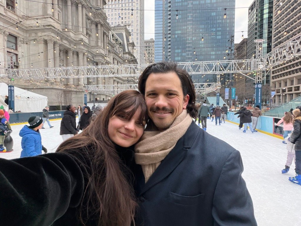 Ice skating at Dilworth Park